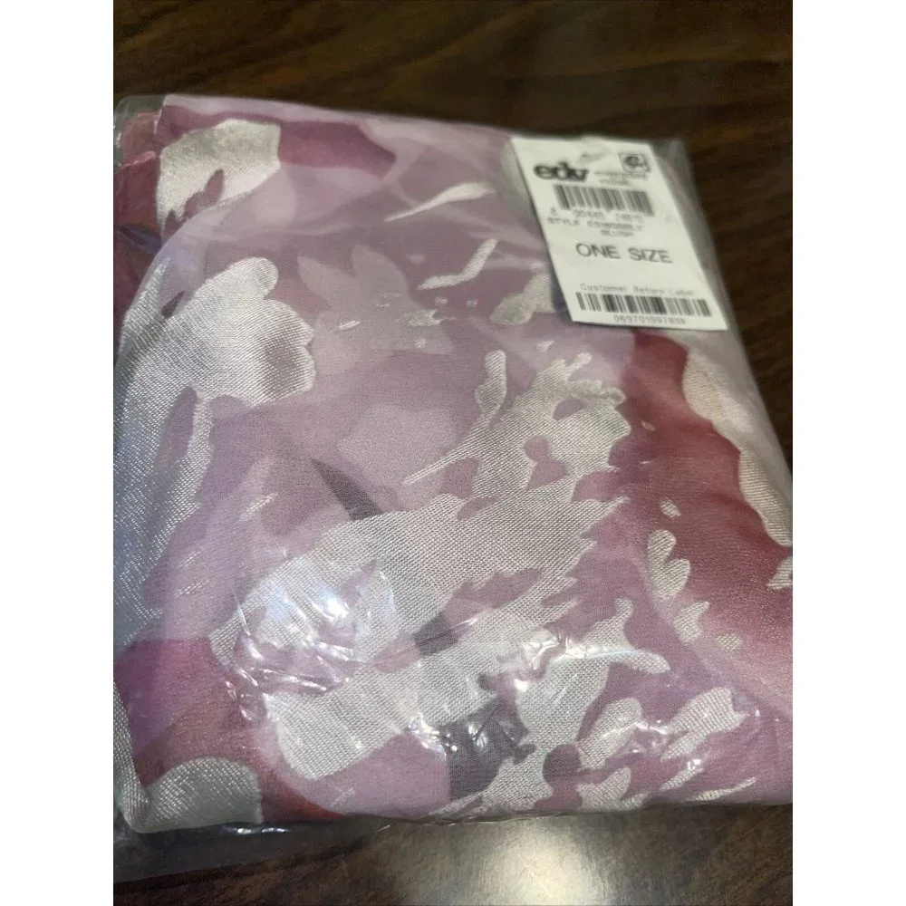 Style & Co. Floral Garden Burnout Wrap